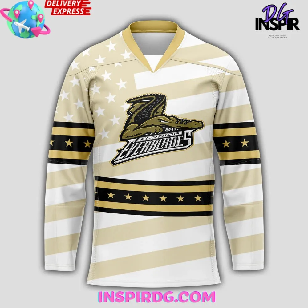 -Florida Everblades Military Night 2024 Hockey Jersey