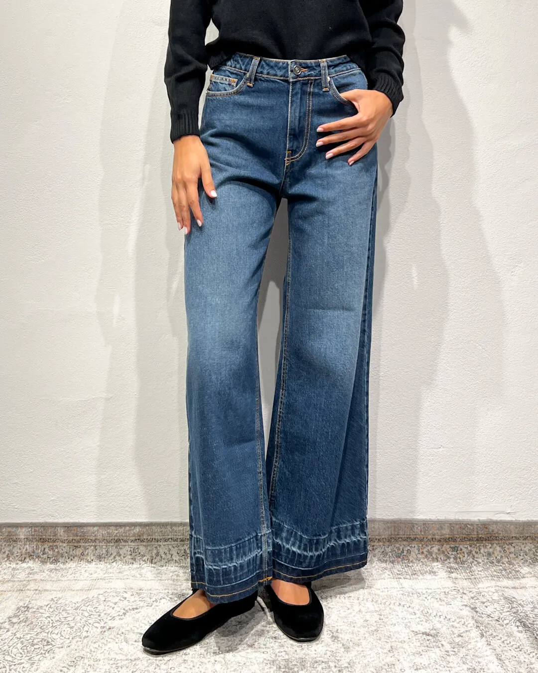 -JEANS PALAZZO BOOTCUT – DIXIE