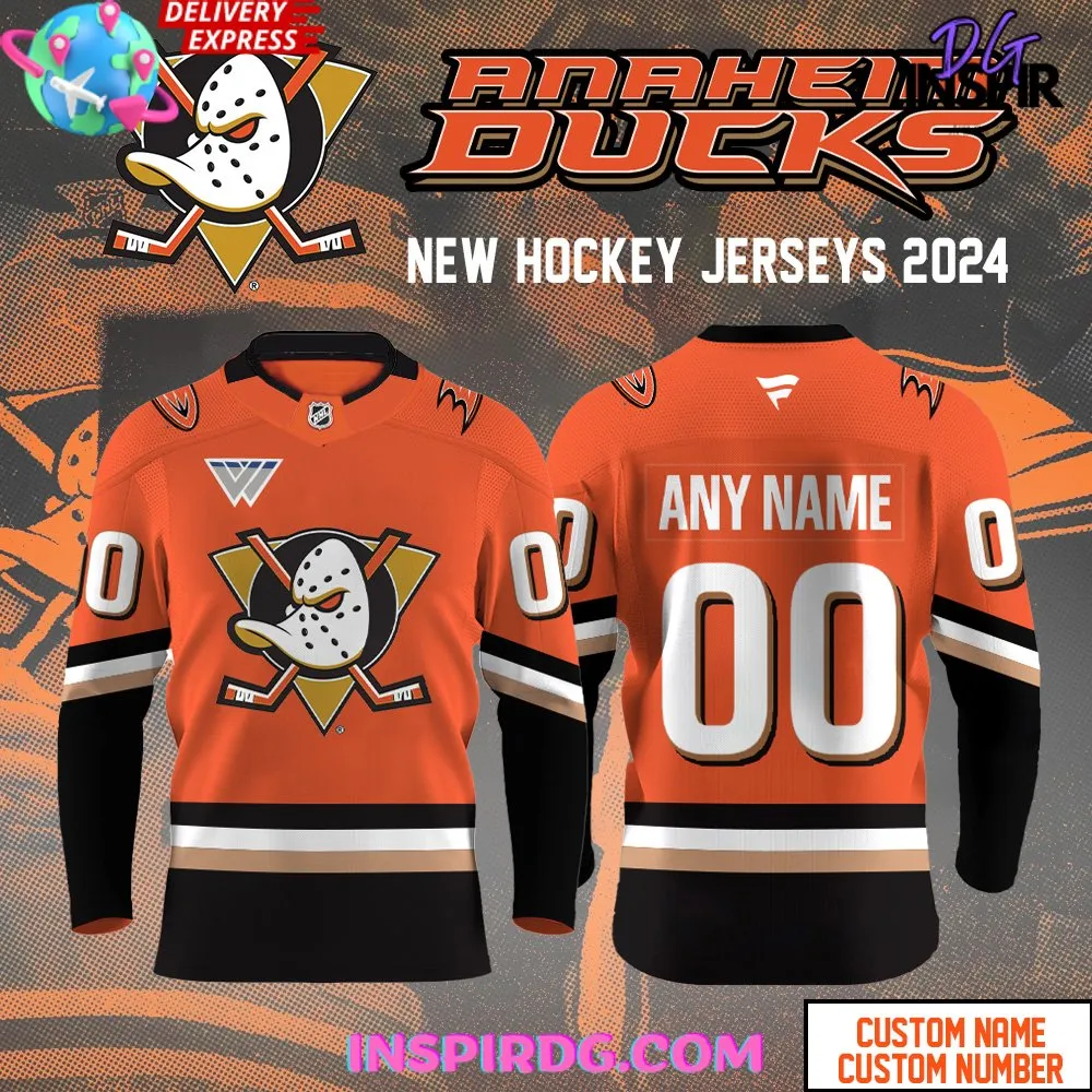 -Limited Edition Anaheim Ducks New Hockey Jersey 2024