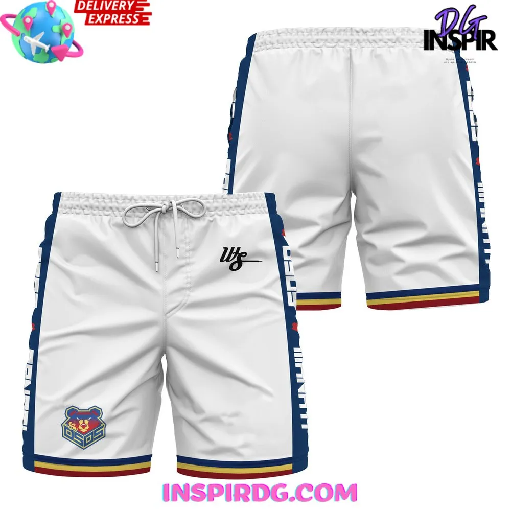 -Los Osos de Manatí 2024 White Basketball Jersey