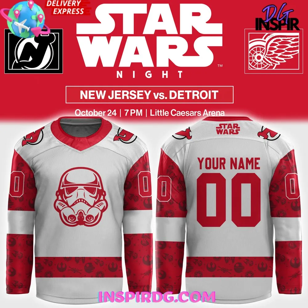 -New Jersey Devils x Star Wars Night 2024 Hockey Jersey
