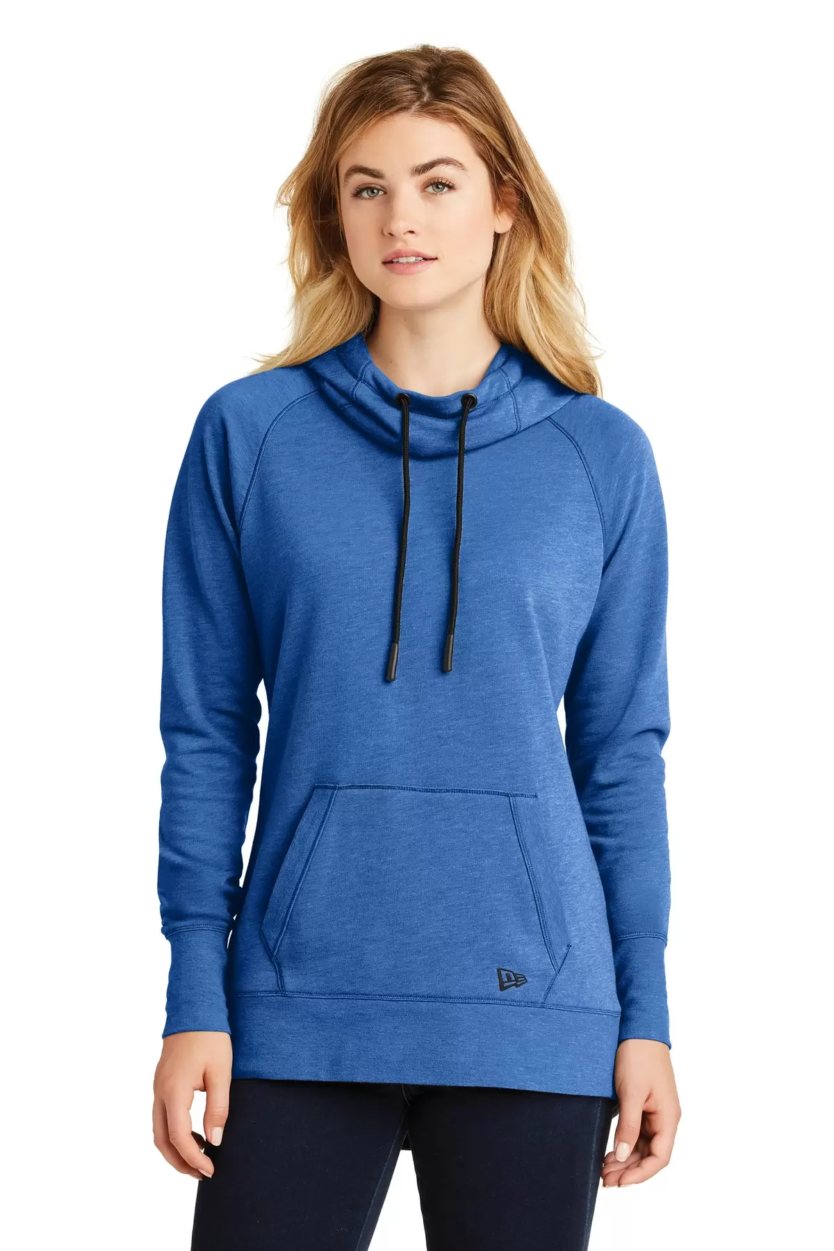 1001 LNEA510 New Era  Ladies Tri-Blend Fleece Pullover Hoodie SKU: LNEA510