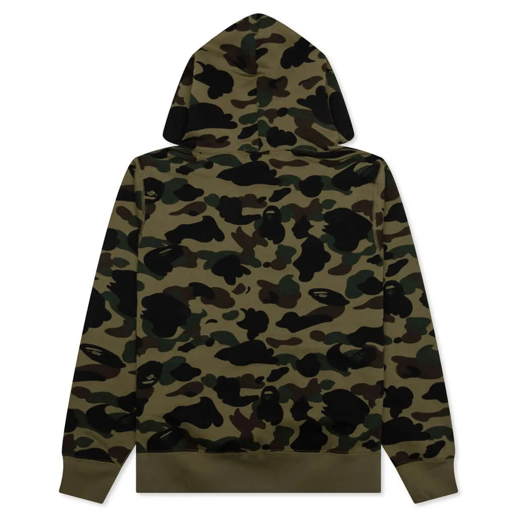 1st Camo College Pullover Hoodie - Green