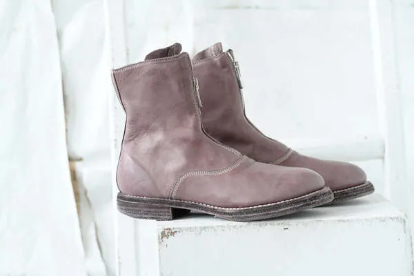 210WZ Front Zip Boot - Pinky Mauve