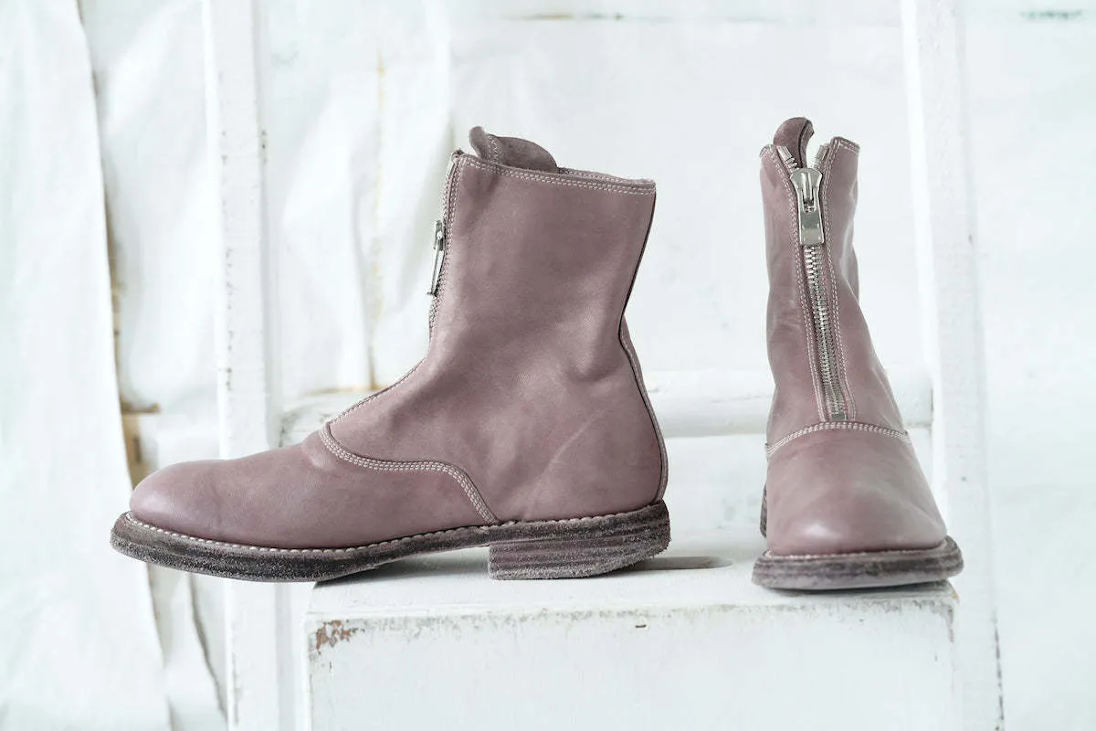 210WZ Front Zip Boot - Pinky Mauve