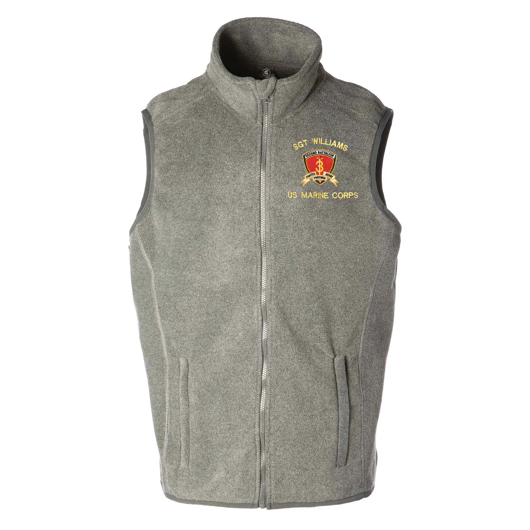 2nd Battalion 3rd Marines Embroidered Fleece Vest