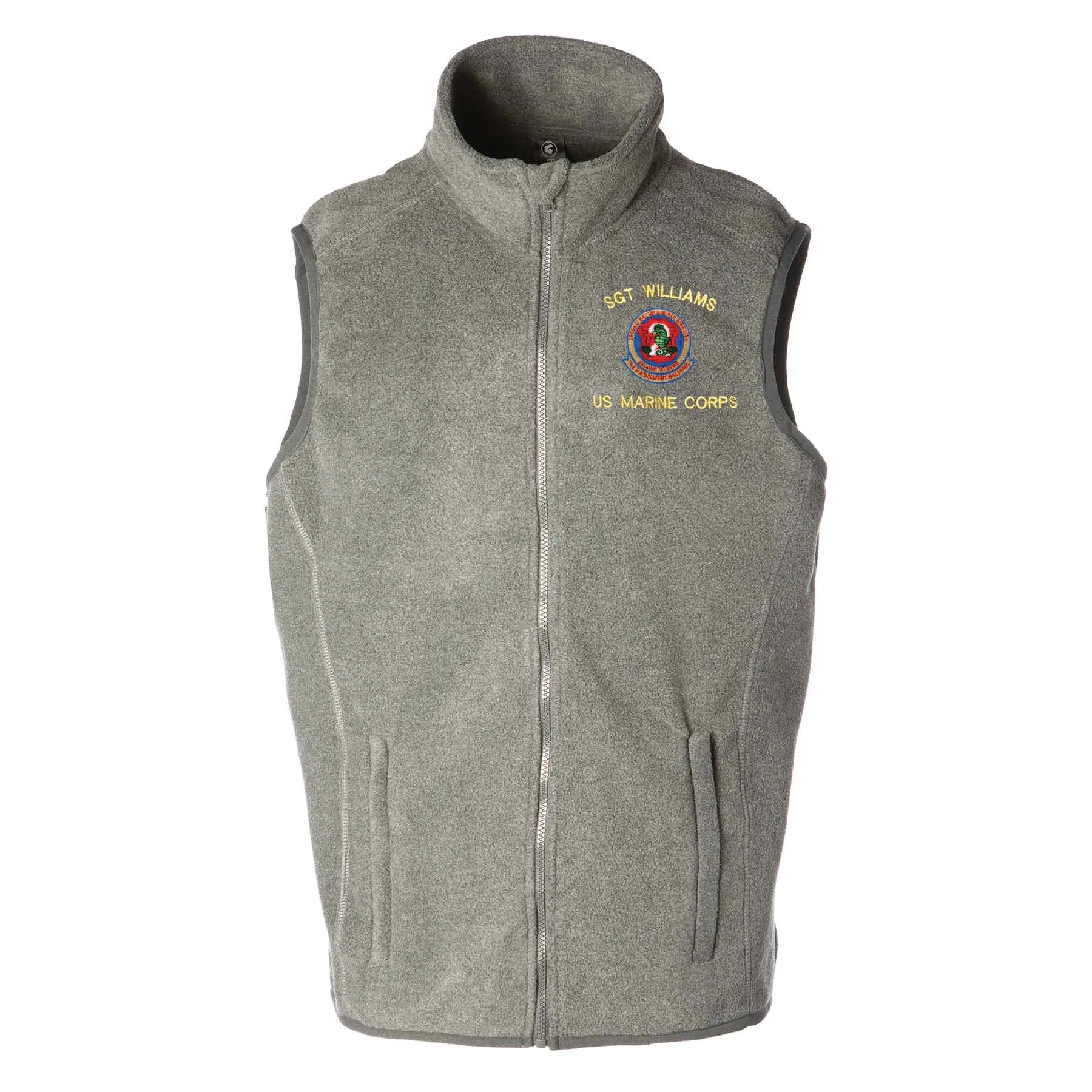 2nd Battalion 4th Marines Embroidered Fleece Vest