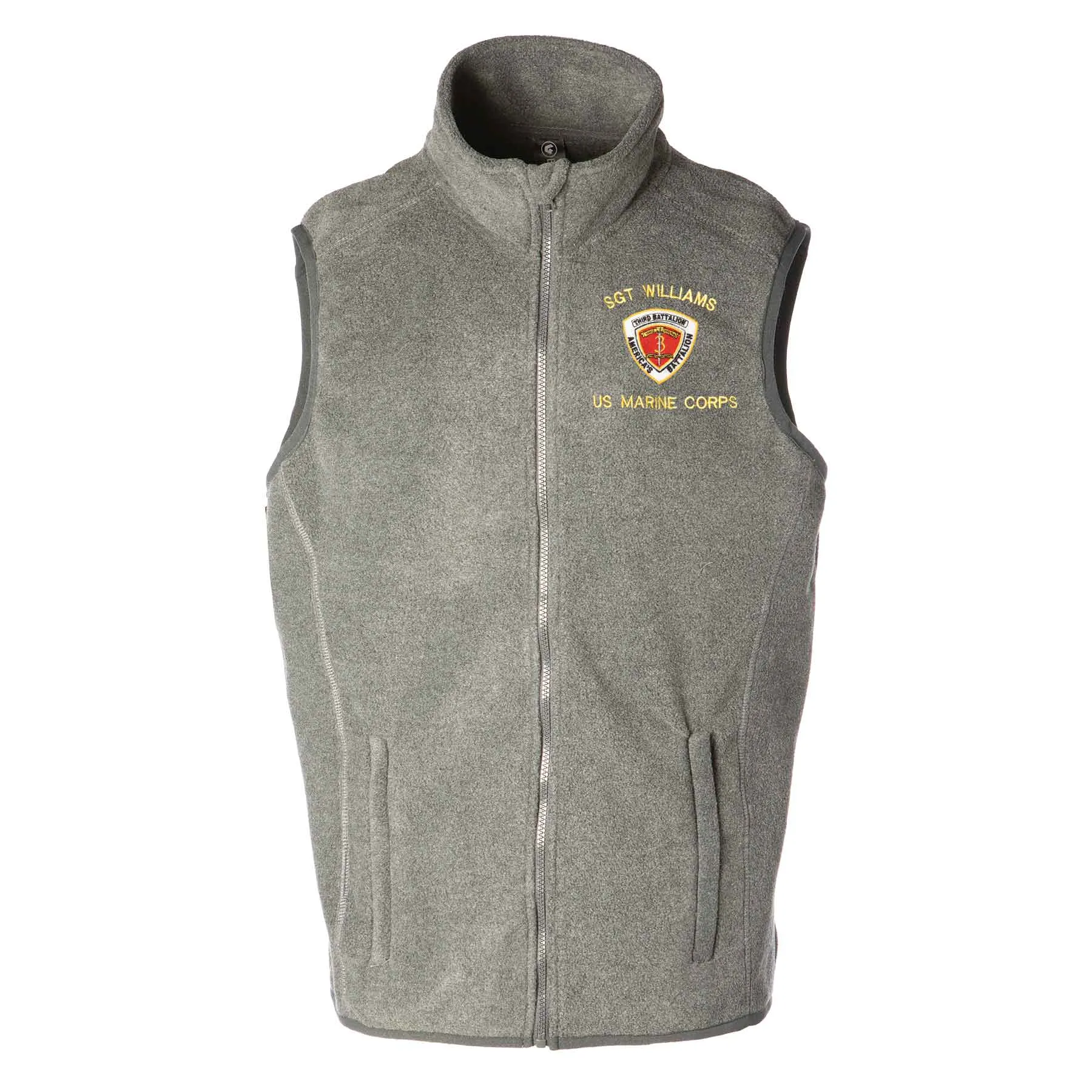 3rd Battalion 3rd Marines Embroidered Fleece Vest