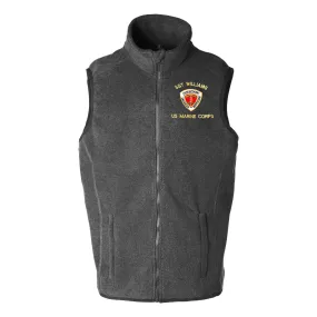 3rd Battalion 3rd Marines Embroidered Fleece Vest