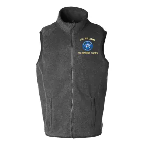 3rd Battalion 6th Marines Embroidered Fleece Vest