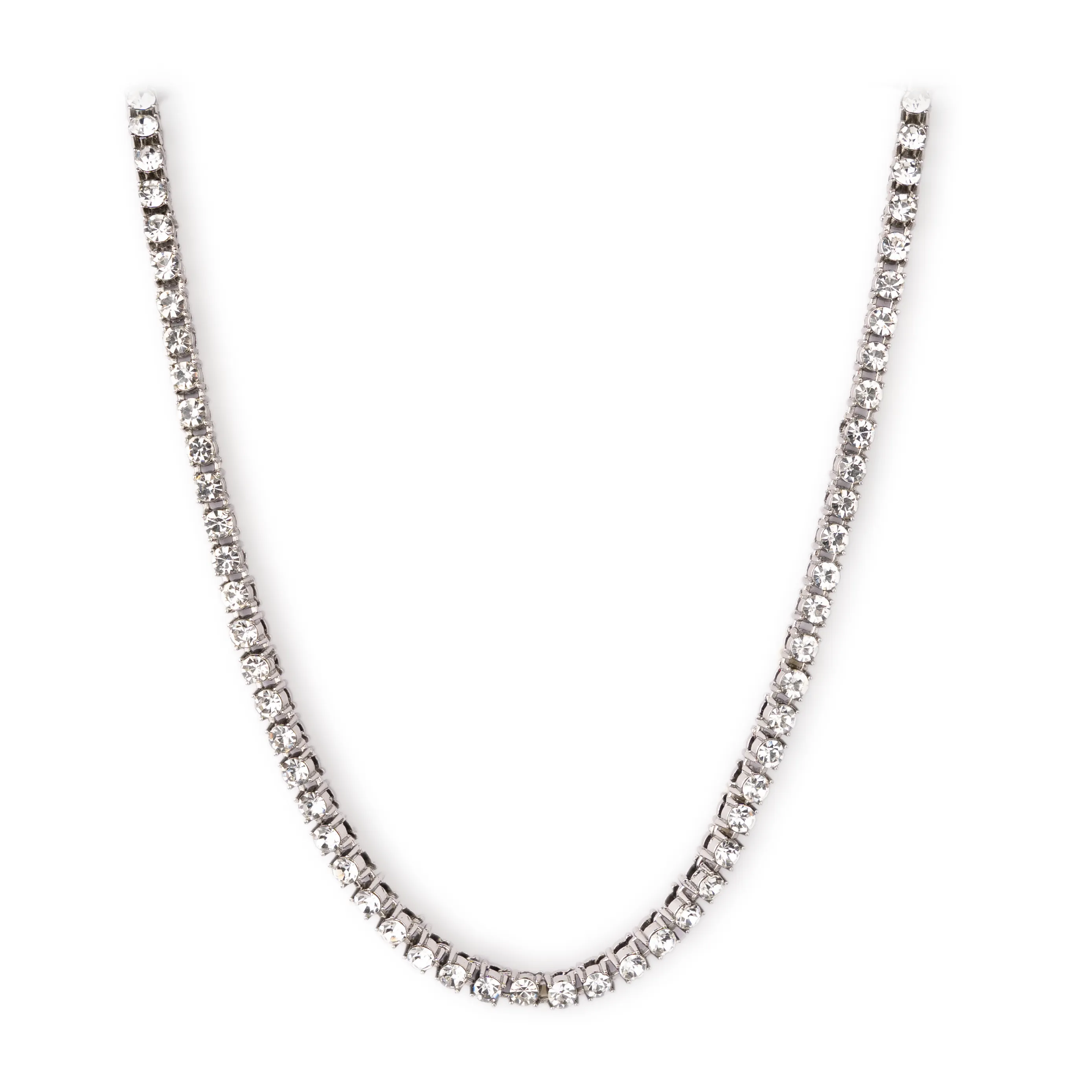 5mm Sphere Cut Iced Tennis chain by Freshice