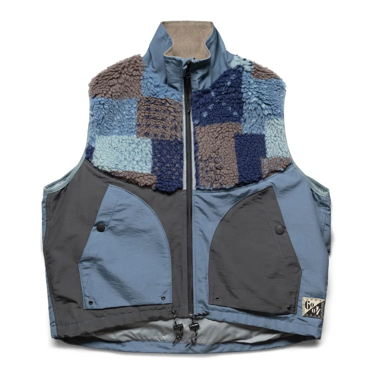 60/40 CLOTH X TUGIHAGI FLEECE HUTTE VEST NAVY | Bodega