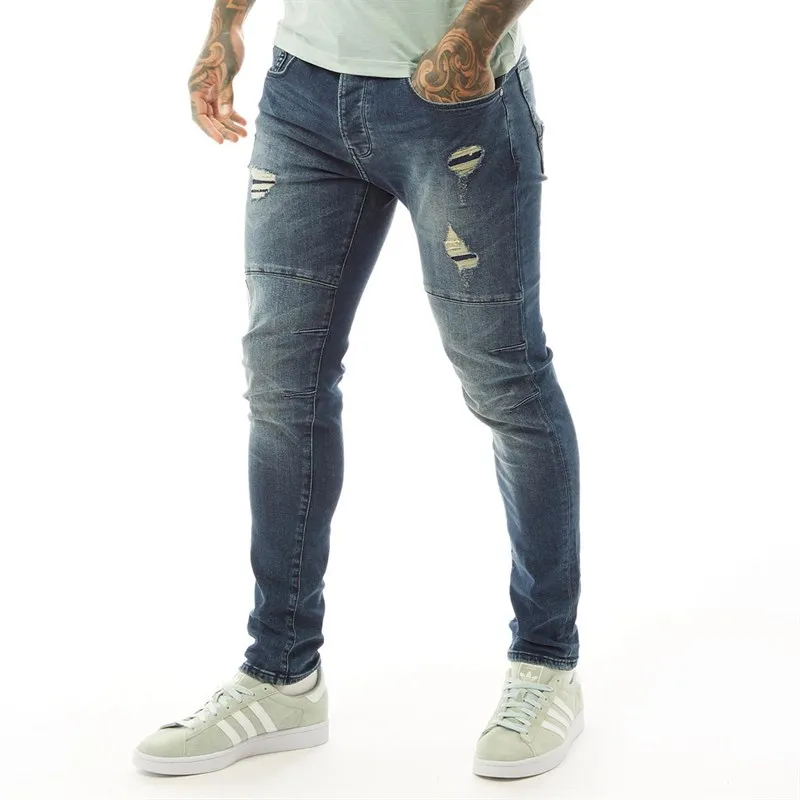 883 Police Mens Univers 537 Slim Fit Jeans 537-Blue