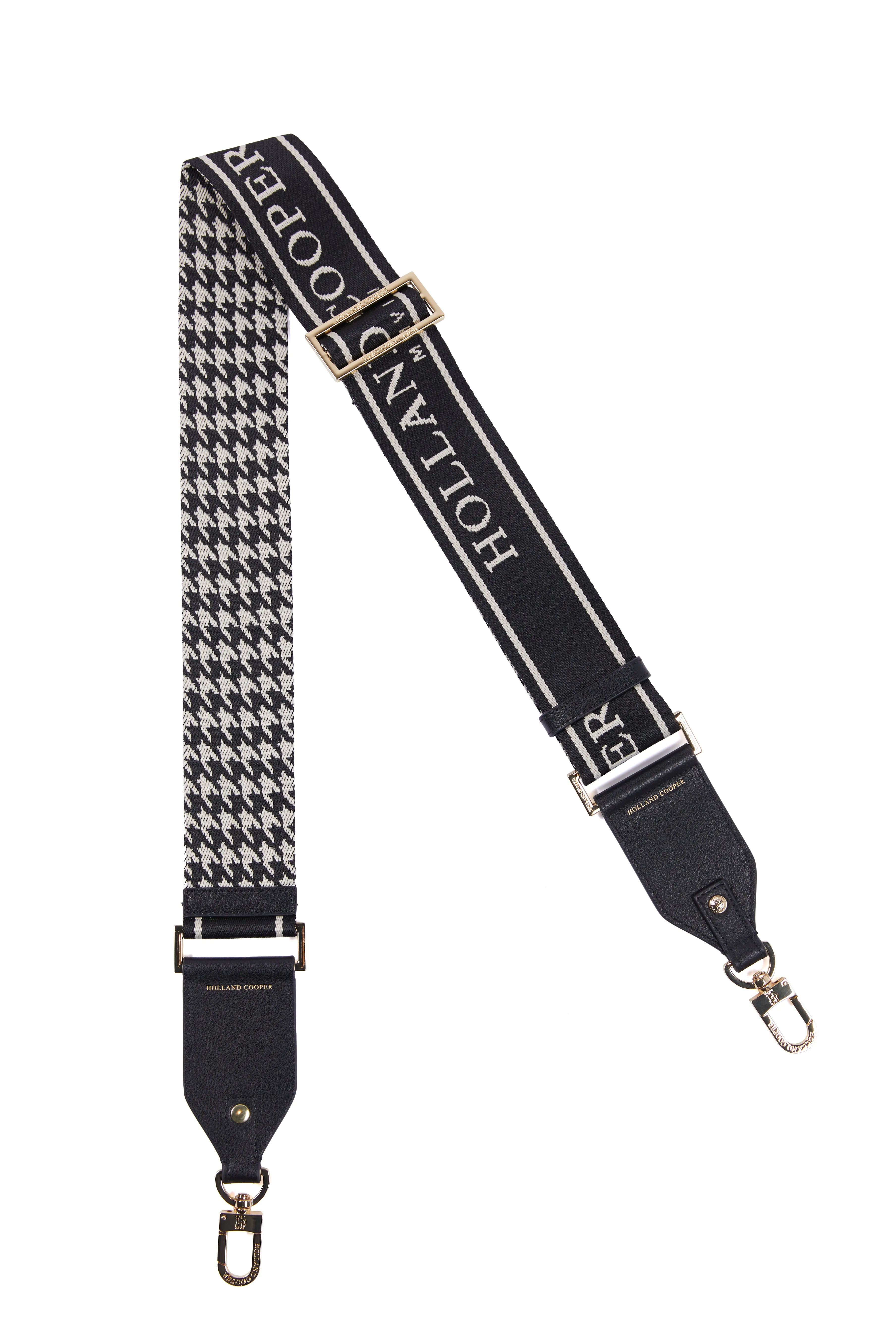 Abbot Bag Strap (Ecru Houndstooth)