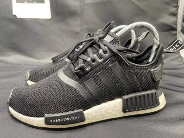 Adidas NMD_R1 J Sneakers Mesh Japan Core Black White Boy...