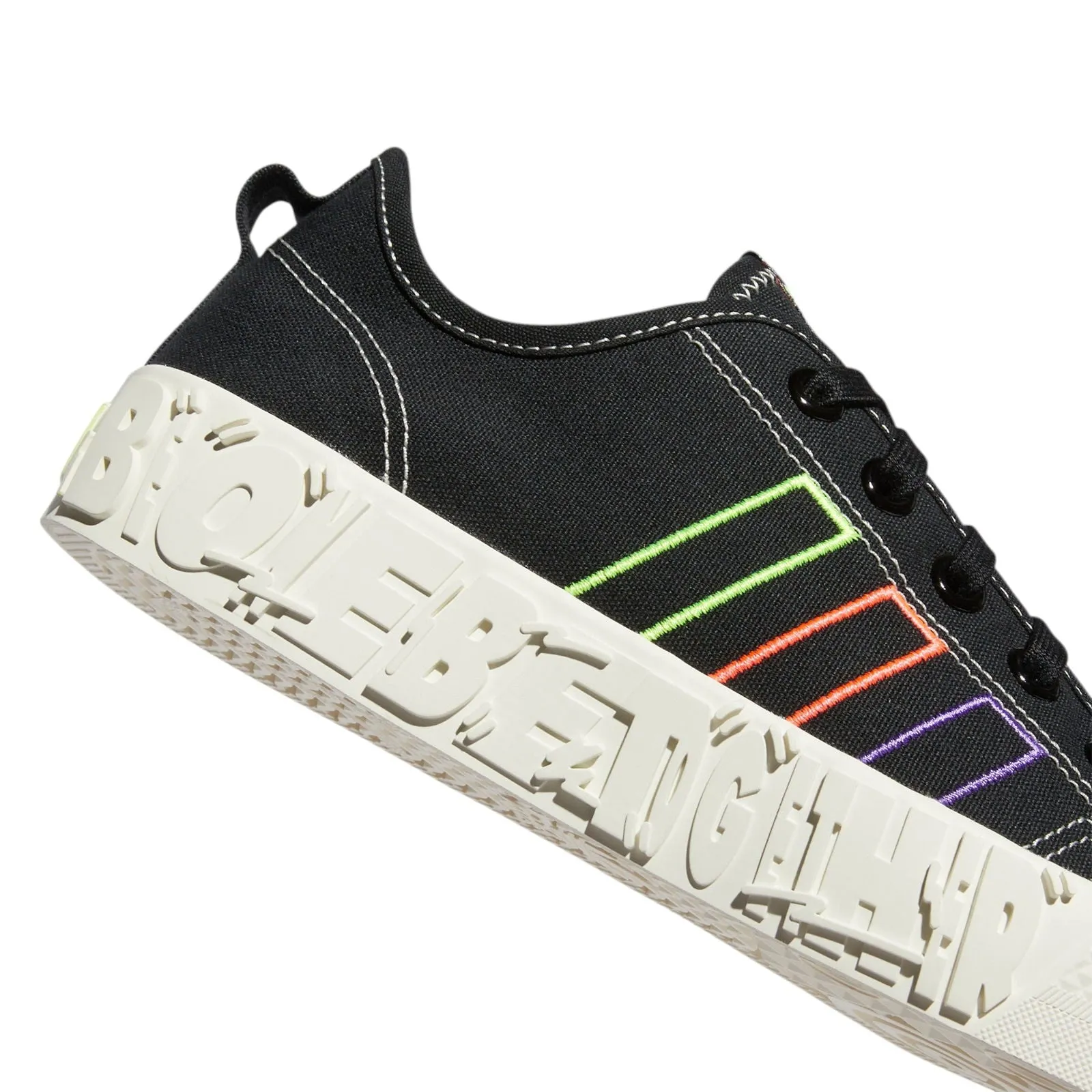 adidas Originals Nizza Pride Shoes - Core Black / Off White