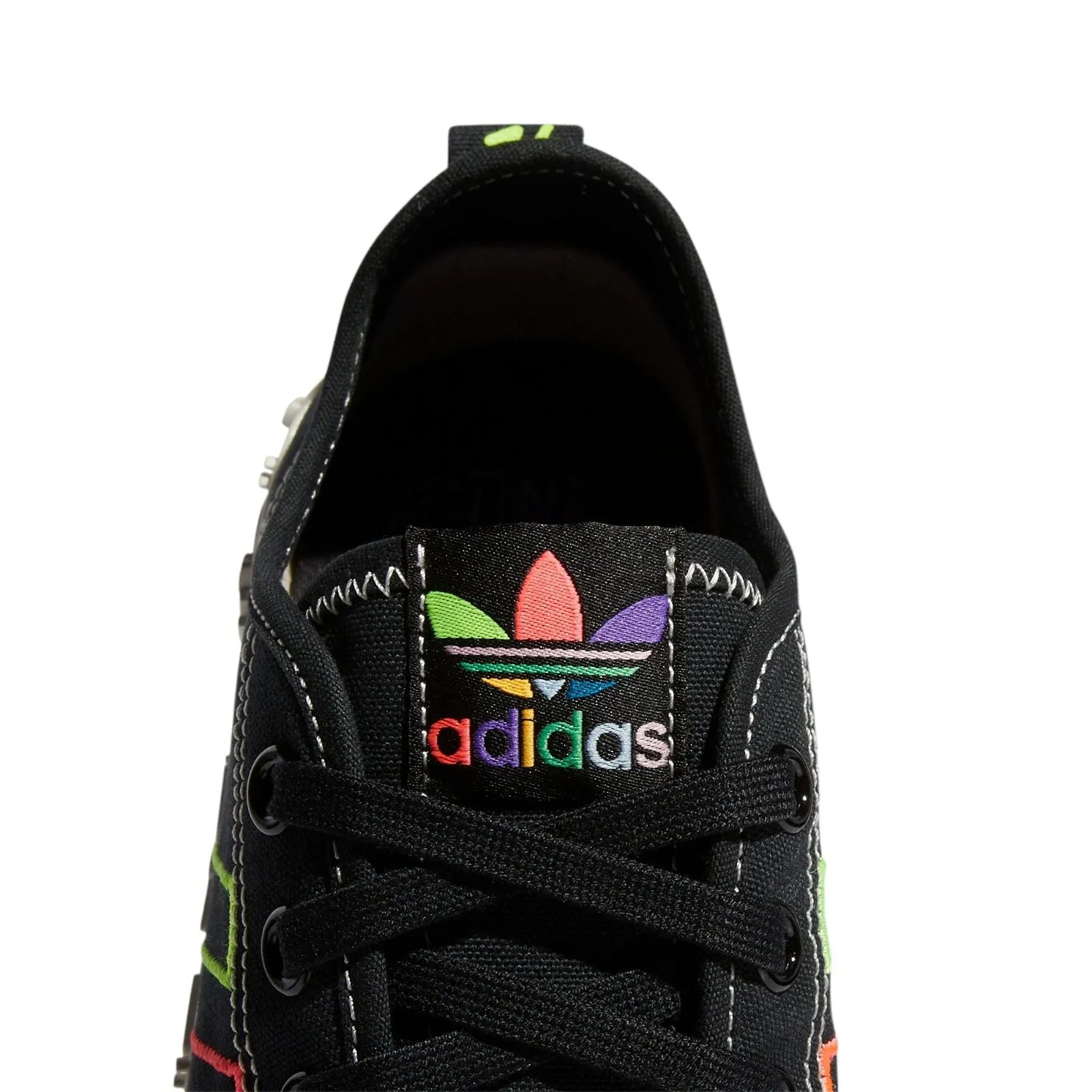 adidas Originals Nizza Pride Shoes - Core Black / Off White