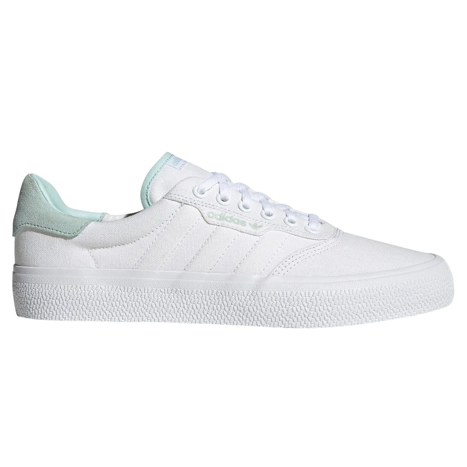 adidas Originals Unisex 3MC Skateboarding Shoes - White/Halo Mint