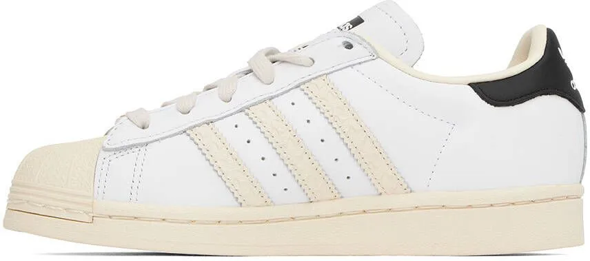 Adidas Originals White & Off-White Superstar Sneakers