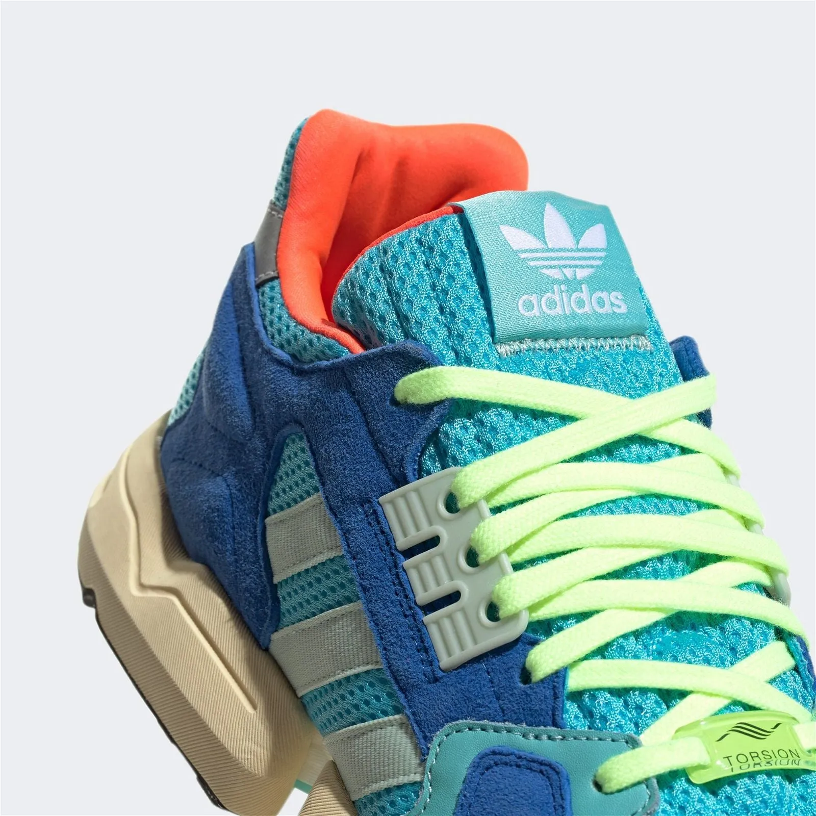 adidas Originals ZX Torsion Shoes - Bright Cyan