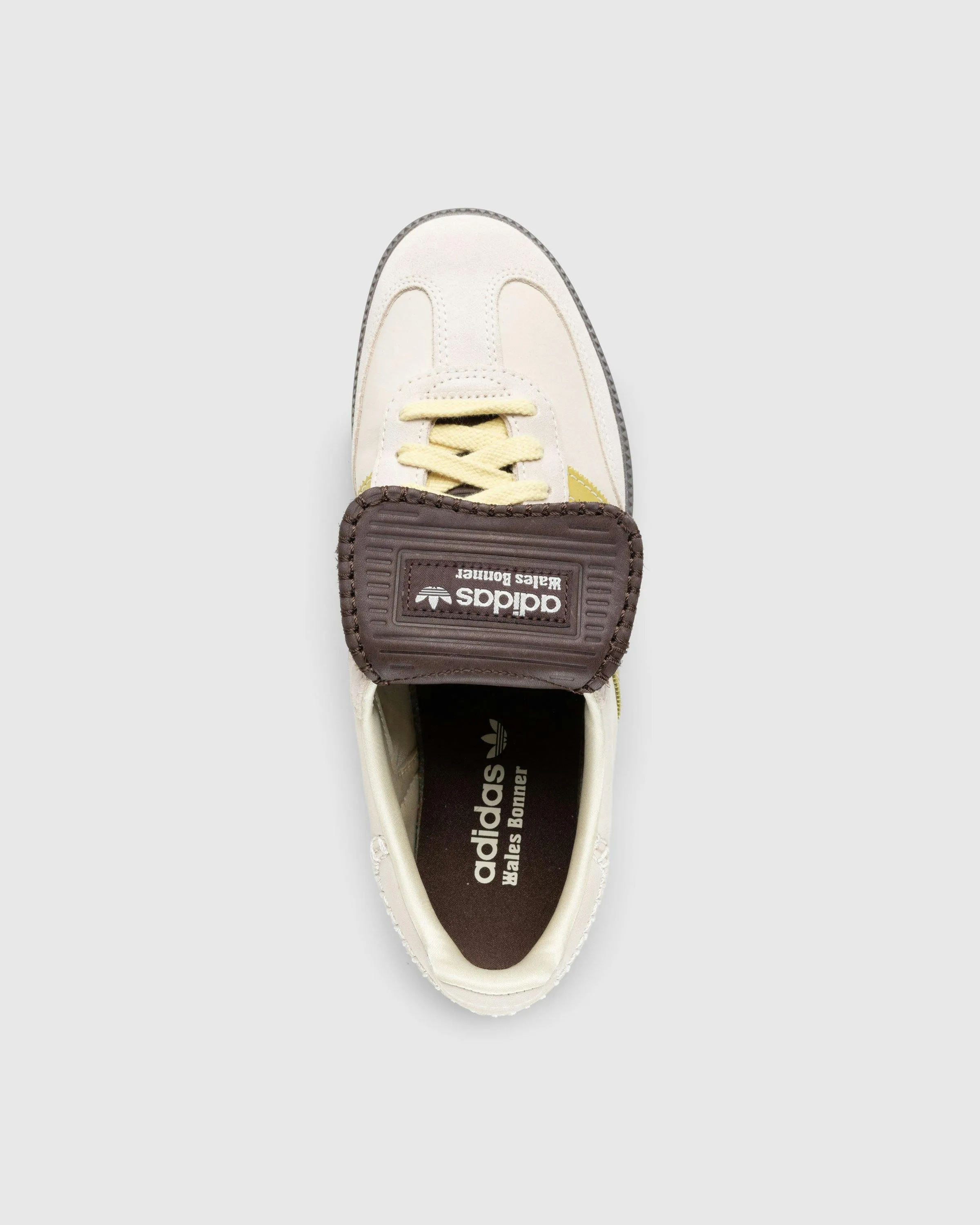 Adidas x Wales Bonner – Samba Nubuck Ecru Tint/Almost Yellow/Dark Brown | Highsnobiety Shop