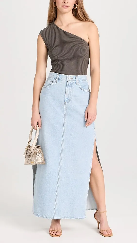 AGOLDE   Astrid Slice Skirt 