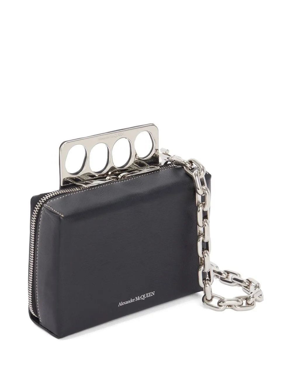 Alexander McQueen    Alexander Mc Queen Grip Mini Leather Crossbody Bag