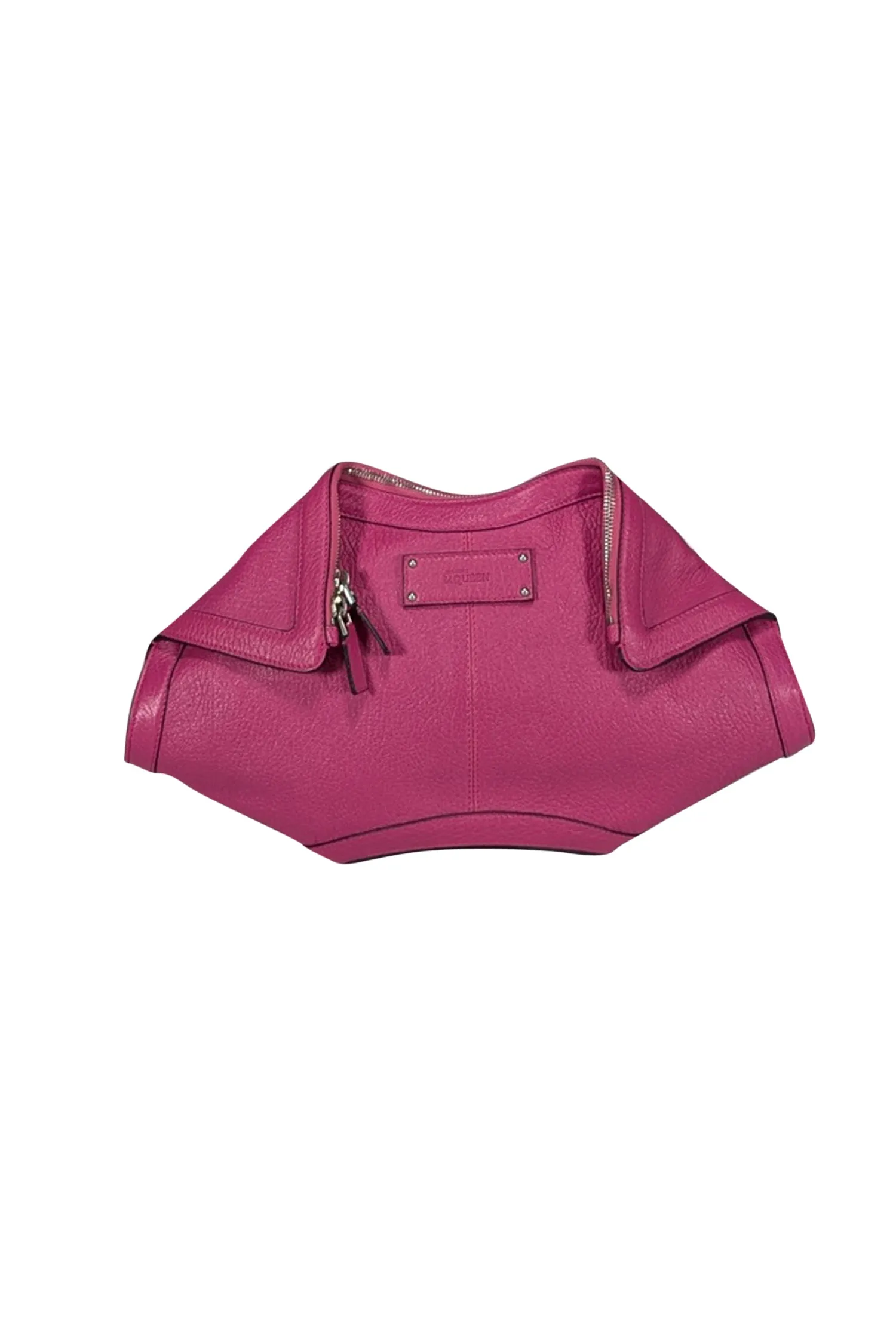 Alexander McQueen - Pink Leather Manta Clutch Bag