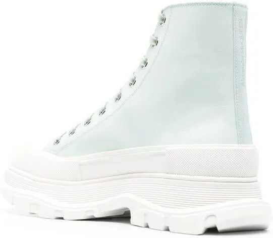 Alexander McQueen Tread Slick high-top sneakers Green