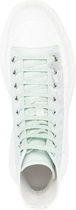 Alexander McQueen Tread Slick high-top sneakers Green