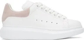 Alexander McQueen White & Pink Oversized Sneakers