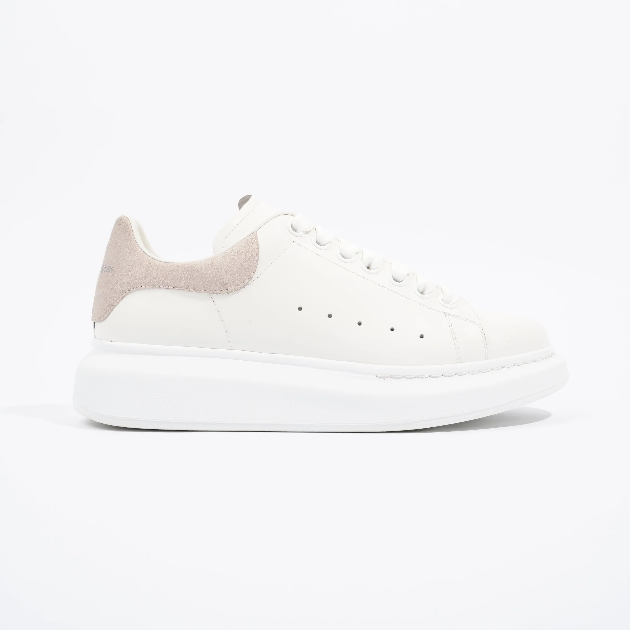 Alexander McQueen Womens Oversized Sneakers White / Pink Tab EU 39 / UK 6