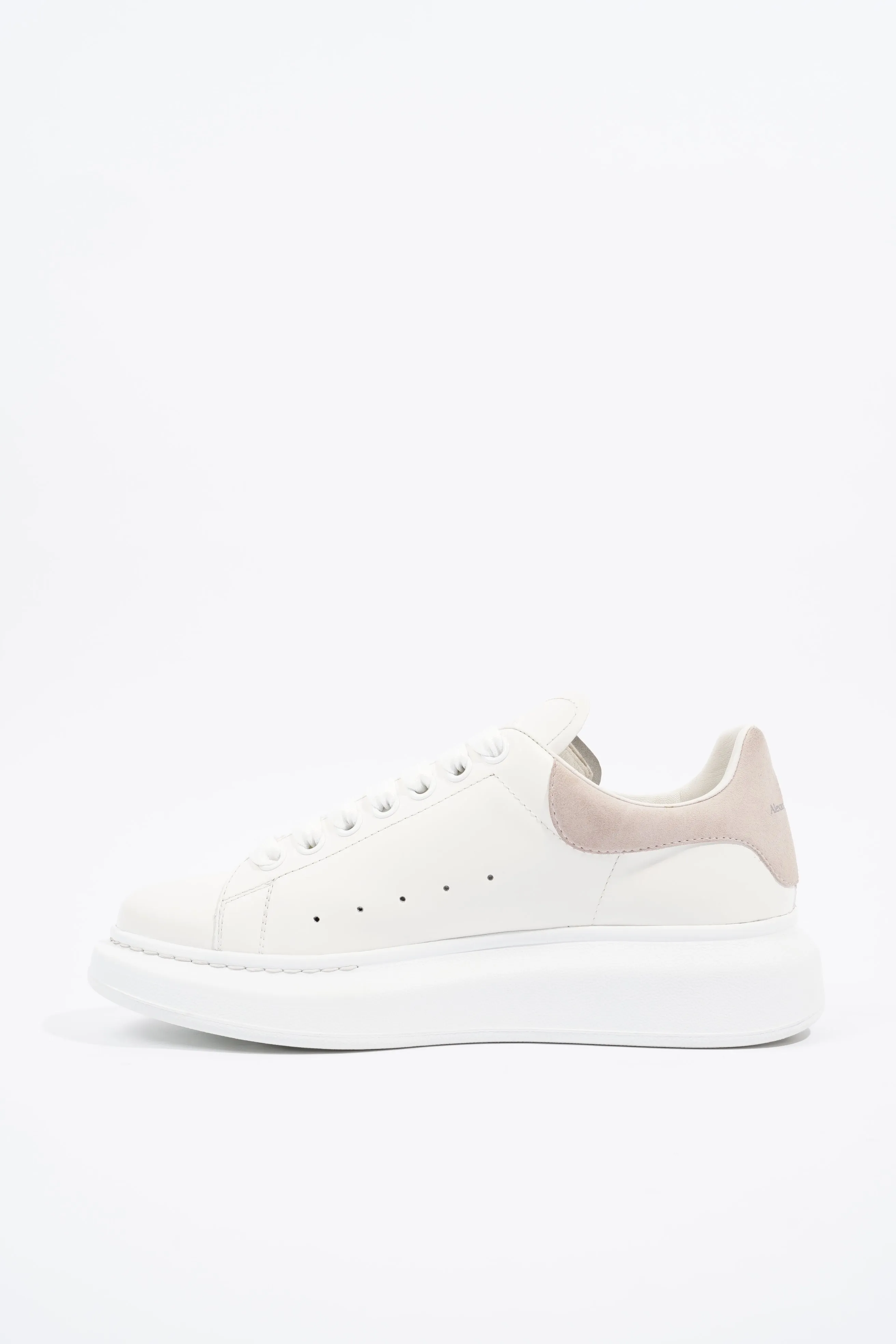 Alexander McQueen Womens Oversized Sneakers White / Pink Tab EU 39 / UK 6