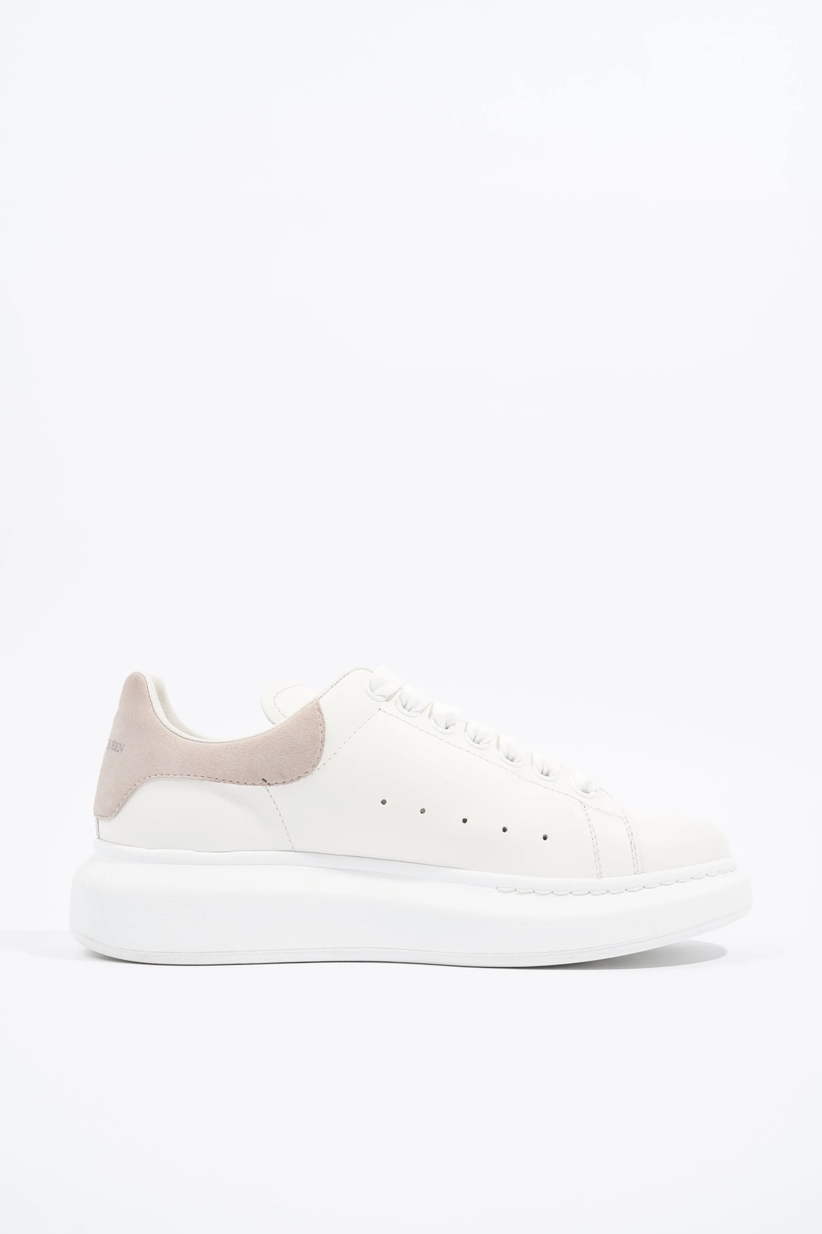 Alexander McQueen Womens Oversized Sneakers White / Pink Tab EU 39 / UK 6