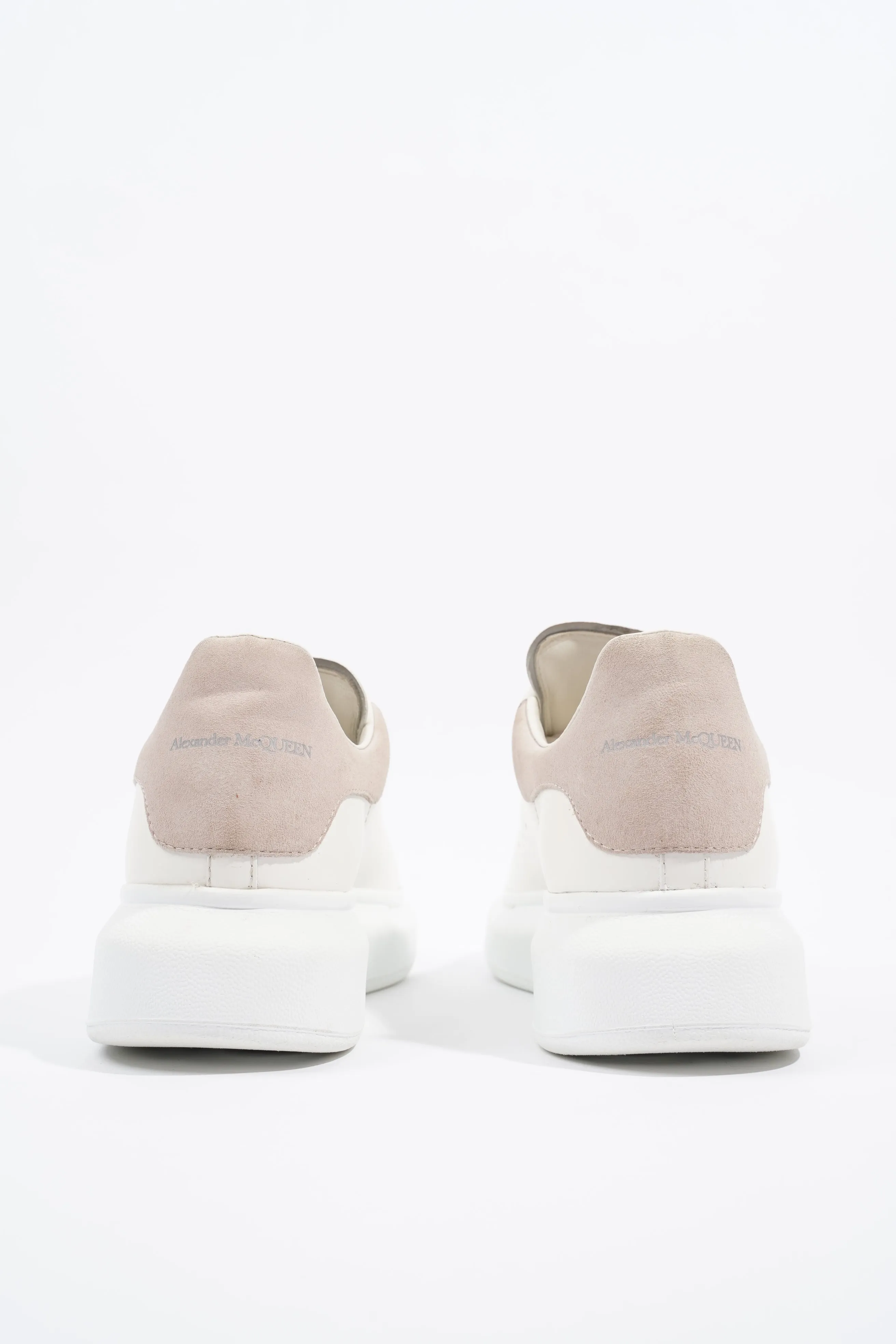 Alexander McQueen Womens Oversized Sneakers White / Pink Tab EU 39 / UK 6