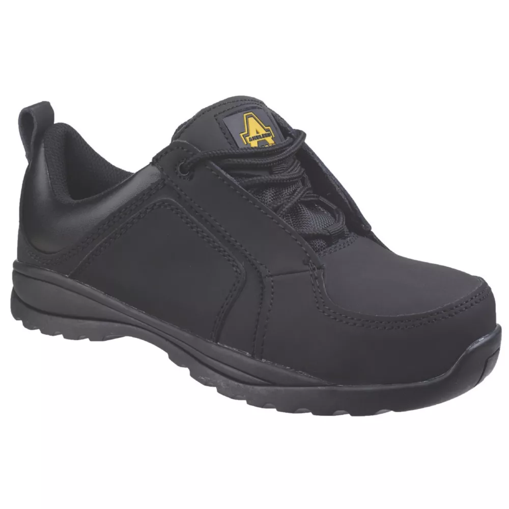 Amblers 59C Metal Free Womens  Safety Trainers Black Size 5 - Screwfix