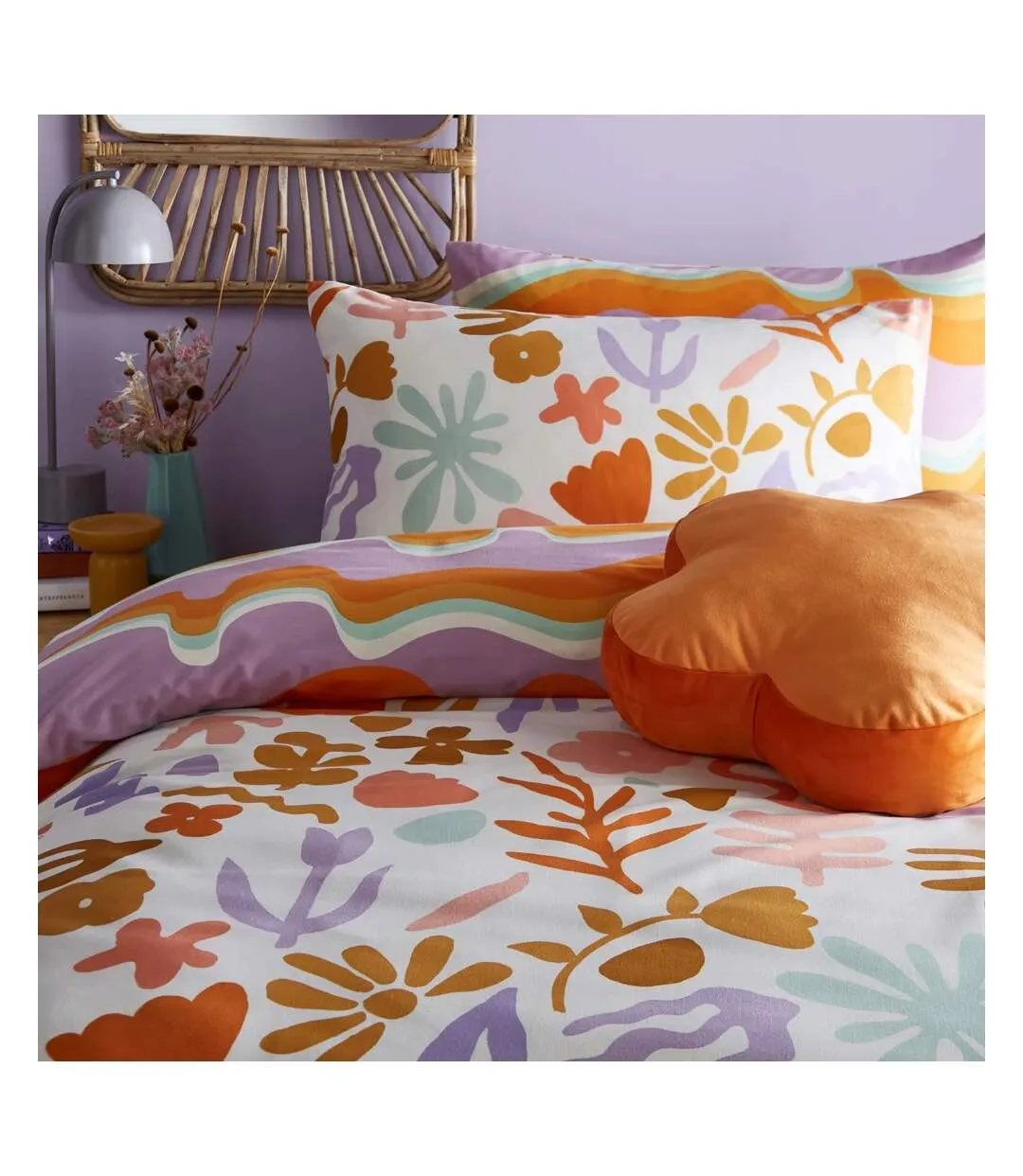 Amelie floral duvet cover set multicoloured Furn