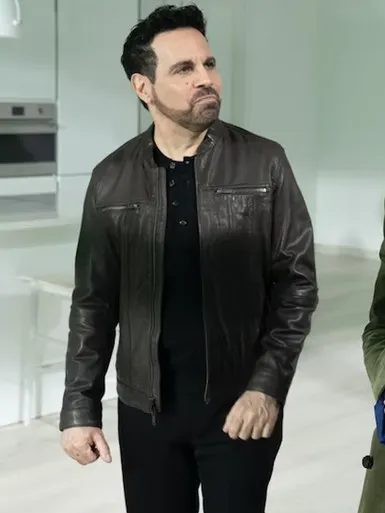 Anthony Marentino And Just Like That S01 Leather Jacket