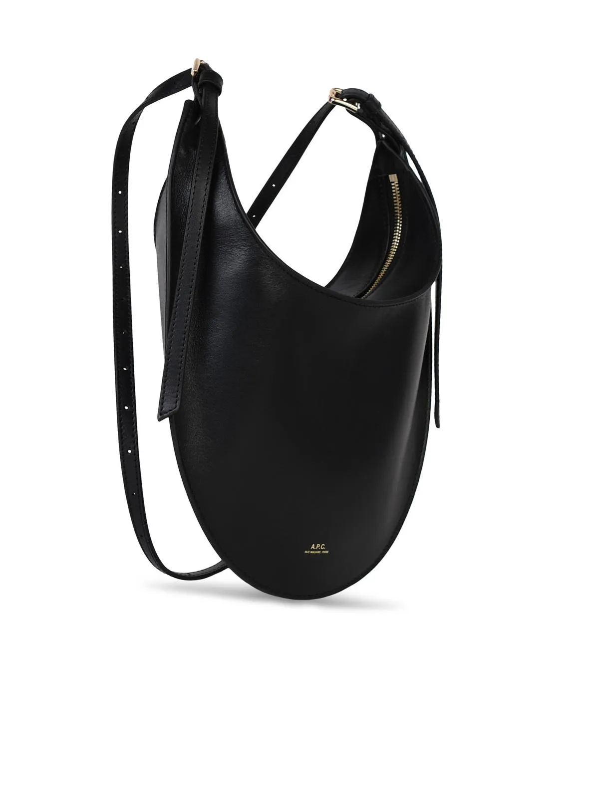 A.P.C.    A.P.C. Small 'Iris' Black Eco Lear Crossbody Bag