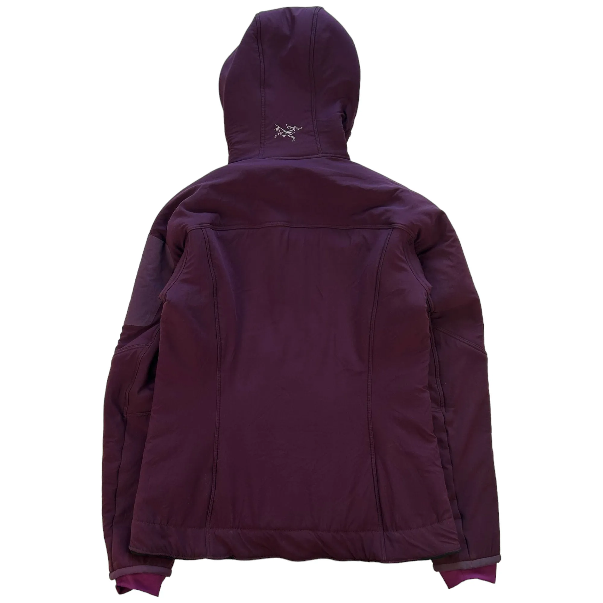 Arc'teryx Maroon Fleece Hooded Jacket Women XS Second Wave Vintage | Second Wave Vintage