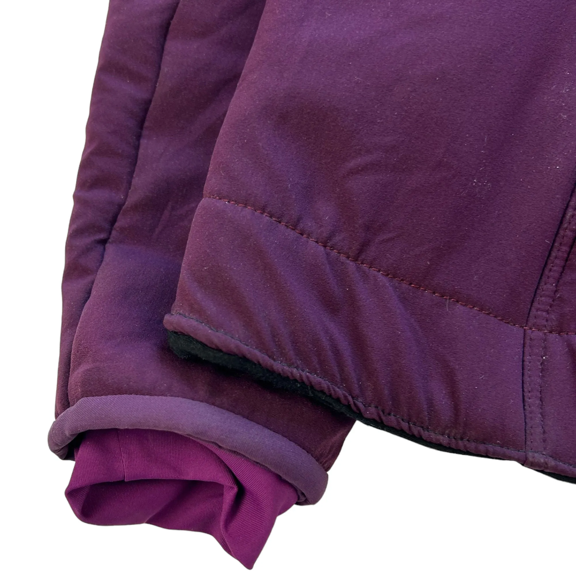 Arc'teryx Maroon Fleece Hooded Jacket Women XS Second Wave Vintage | Second Wave Vintage