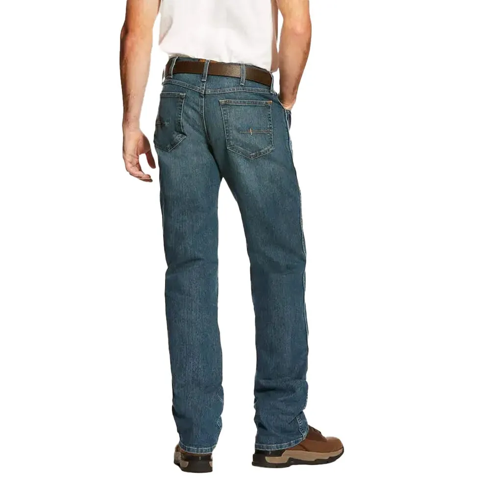 Ariat Rebar M4 Relaxed DuraStretch Basic Boot Cut Jeans, Carbine