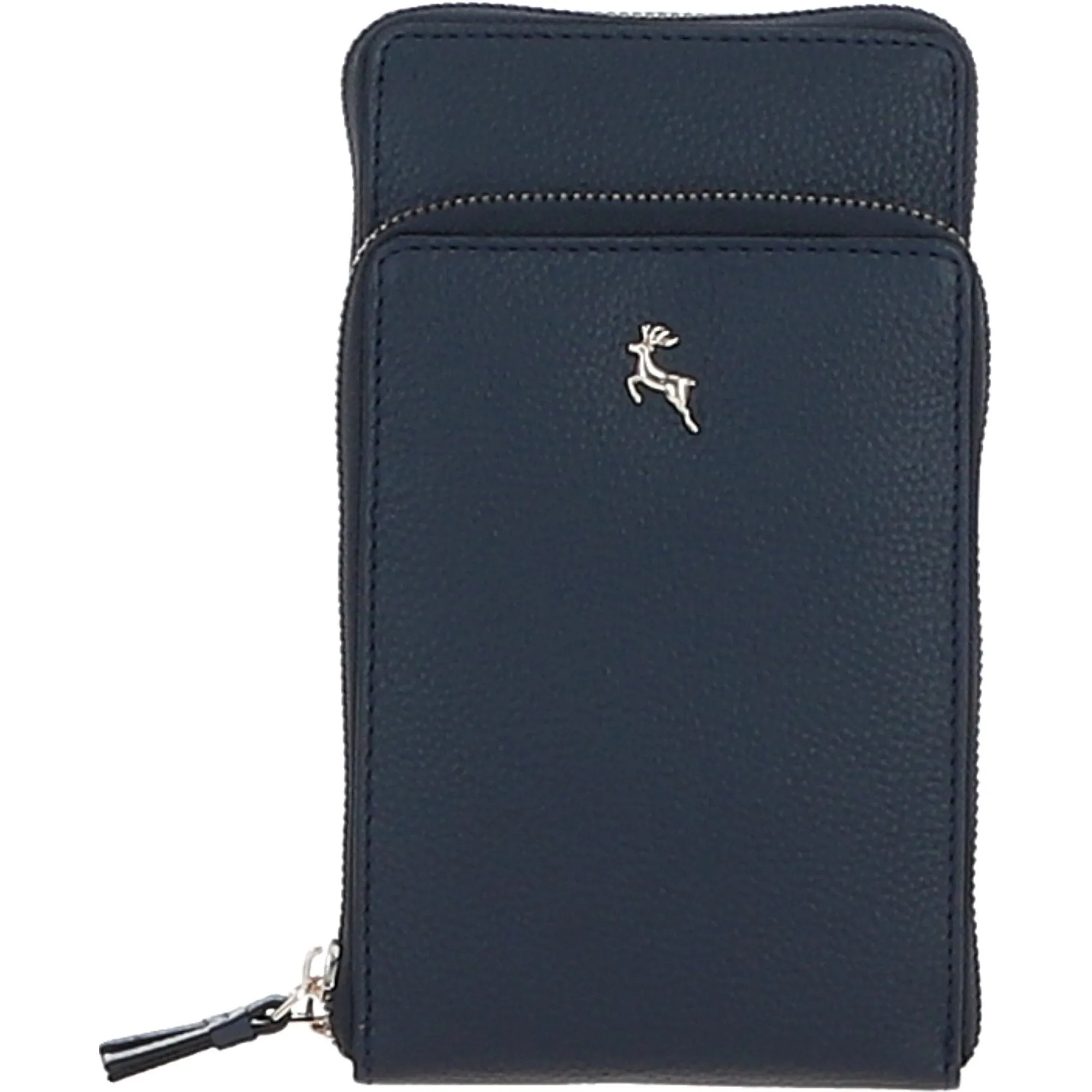 Ashwood Leather Luxury Crossbody Phone Bag Design-X Navy: X-31