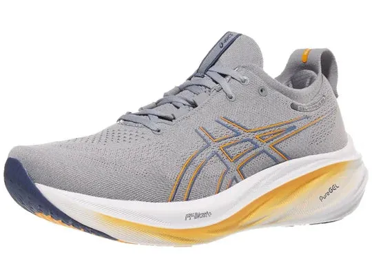 Asics | Gel-Nimbus 26 | Men's | Sheet Rock/Thunder Blue