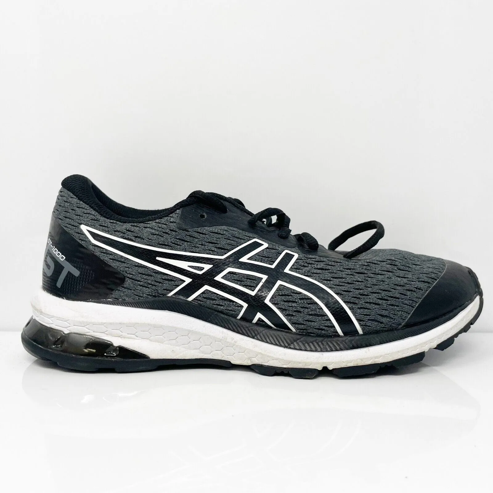 Asics Boys GT 1000 9 1014A150 Black Running Shoes Sneakers Size 6