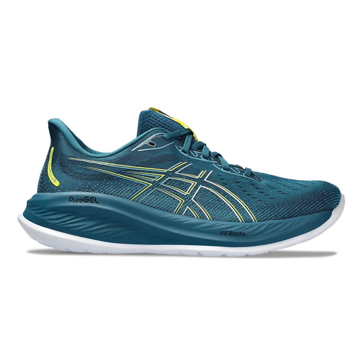 Asics Gel Cumulus 26 - Evening Teal - Bright Yellow