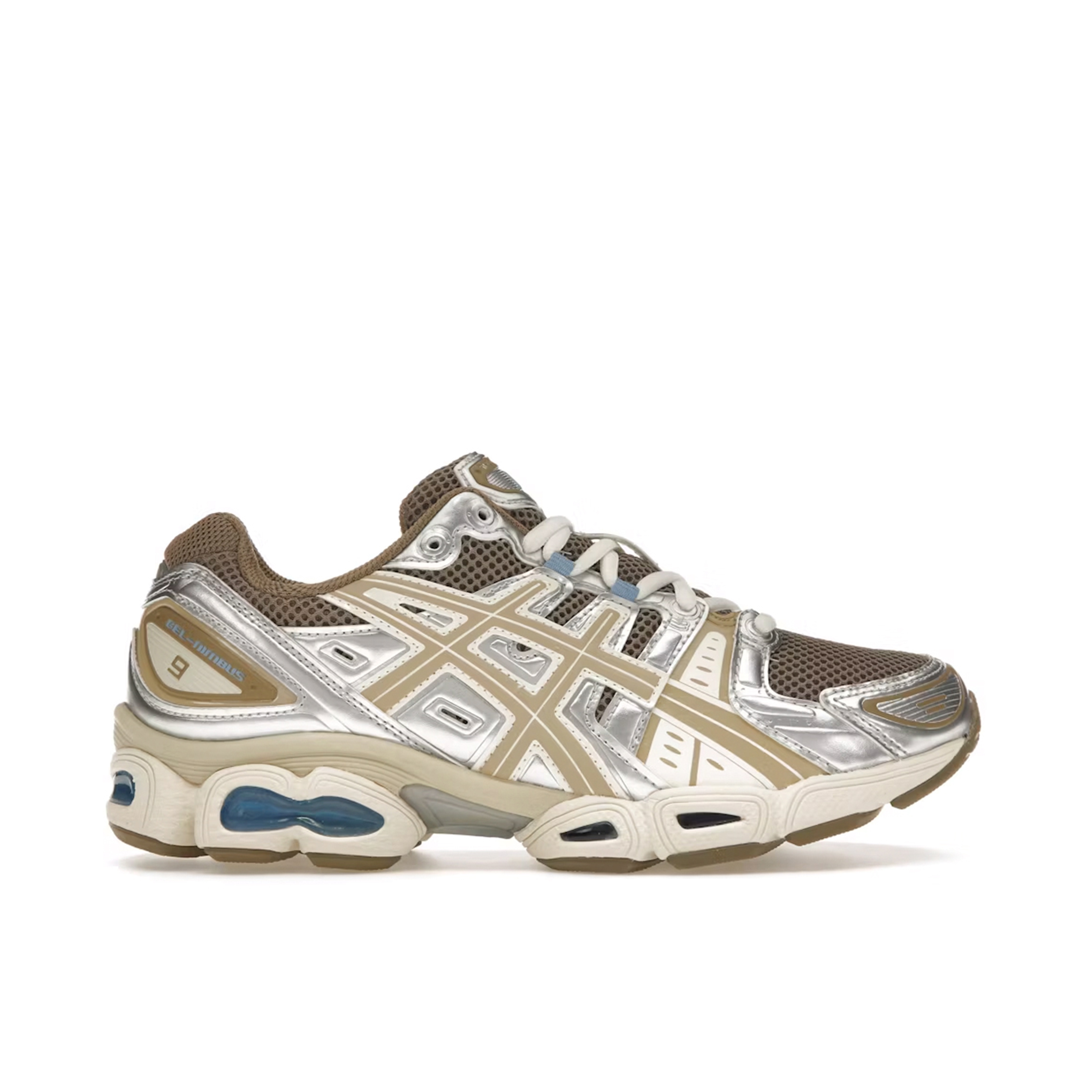 ASICS Gel-Nimbus 9 Pepper Wood Crepe Womens | 1202A278-200 | Laced