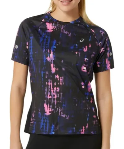 Asics ROAD LITE-SHOW T-Shirt 'Black Magenta'