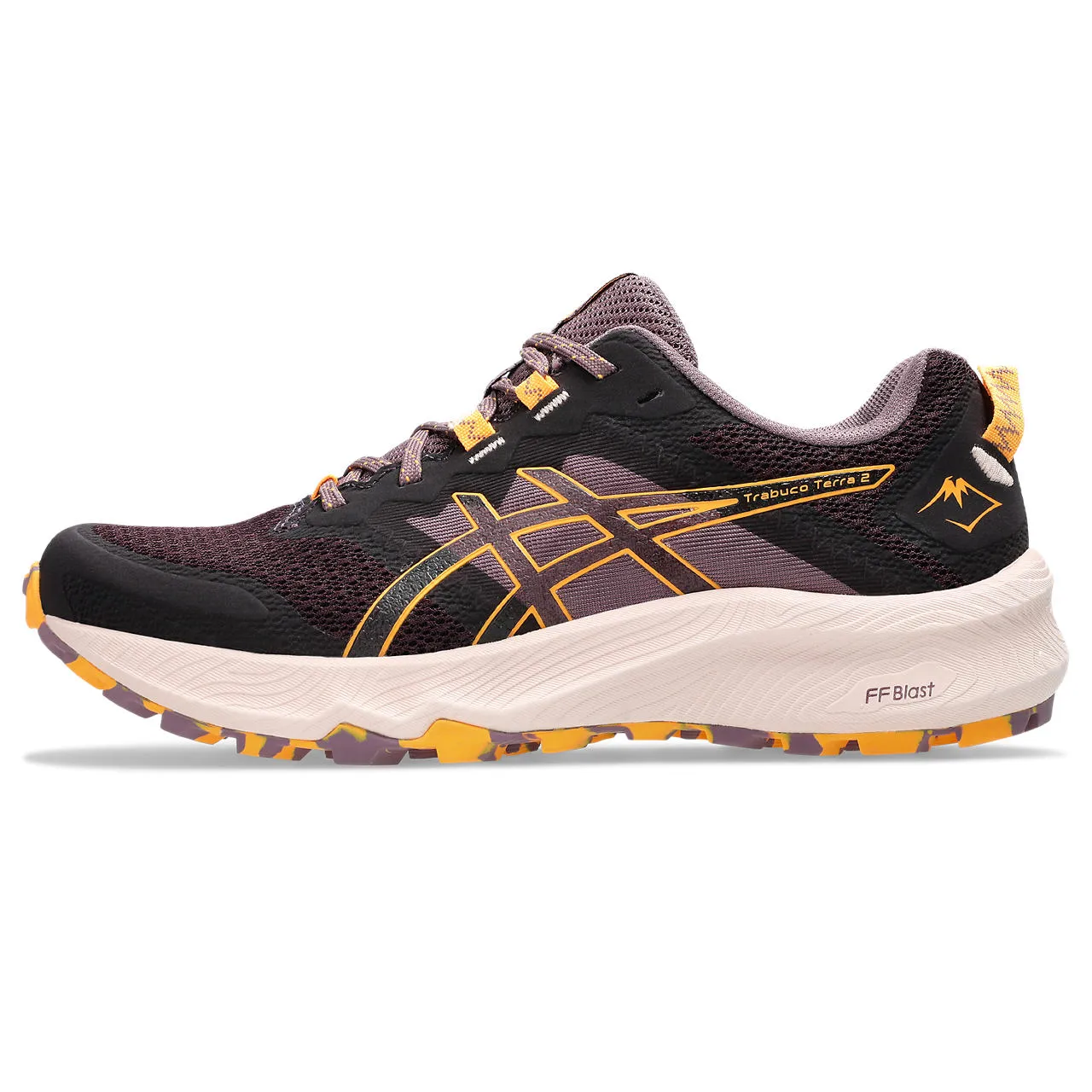 Asics Women's Trabuco Terra 2 Dark Aubergine/Stadium Orange | Buy Asics Women's Trabuco Terra 2 Dark Aubergine/Stadium