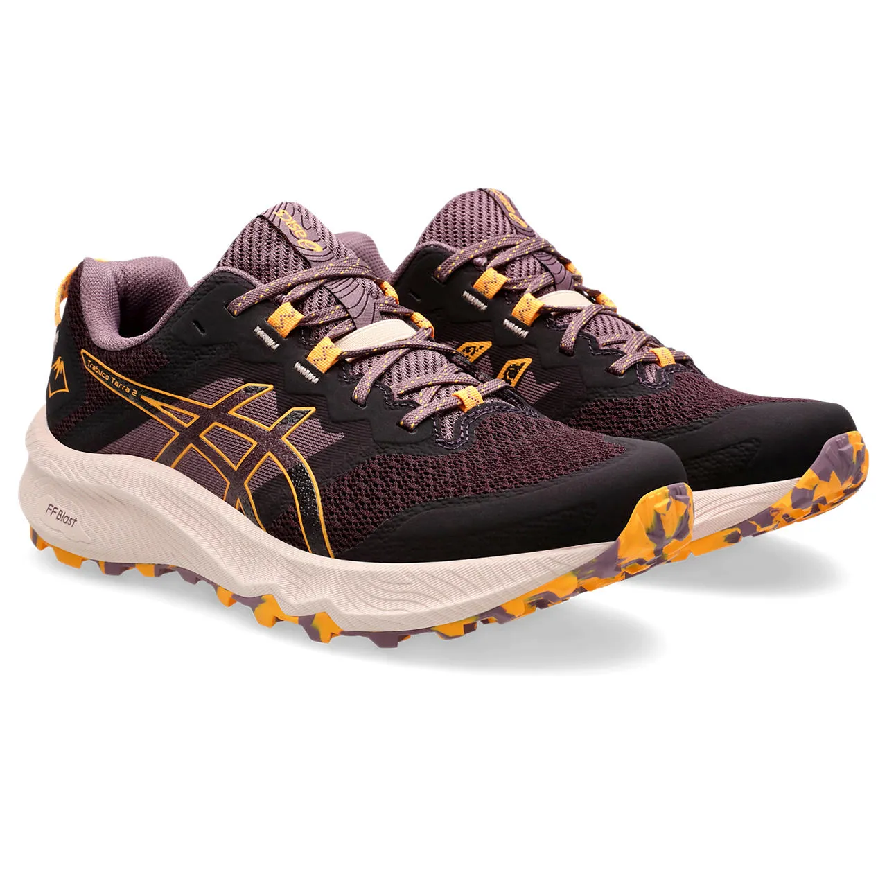 Asics Women's Trabuco Terra 2 Dark Aubergine/Stadium Orange | Buy Asics Women's Trabuco Terra 2 Dark Aubergine/Stadium